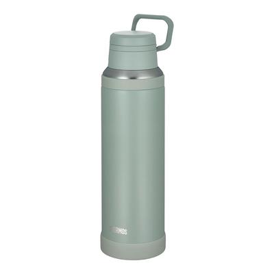 Thermos Water Bottle Vacuum Insulated Mobile Mug 1.5L Ash Green Convenient Carrying Loop Fluid Tech constructionJOY-1500 ASG