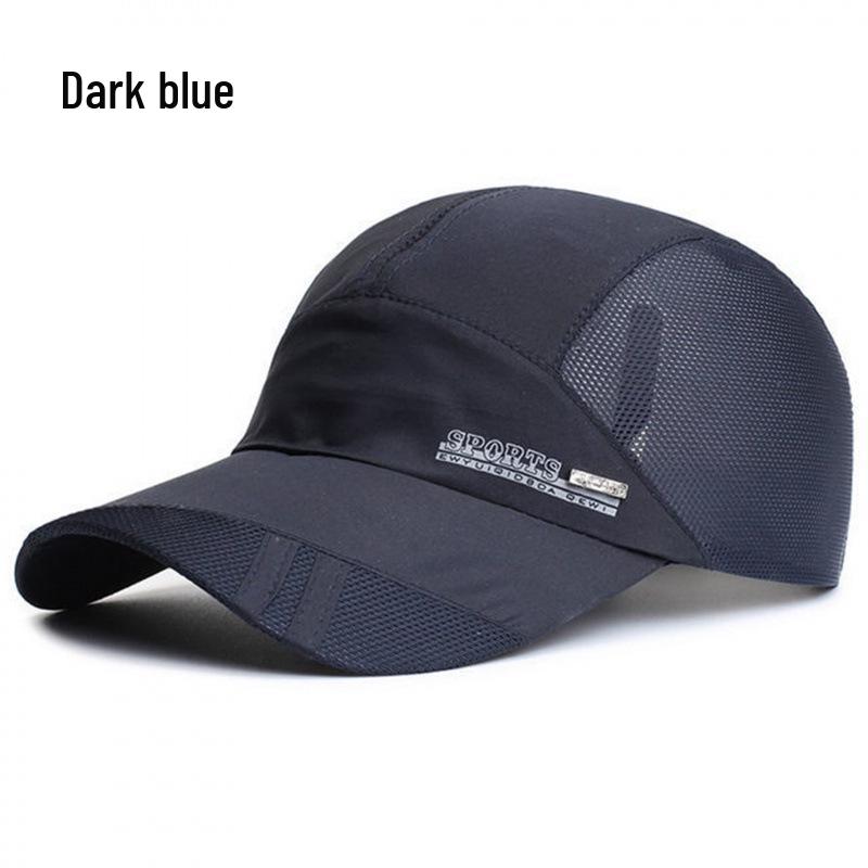 

Мужская легкая бейсболка от солнца для весны/лета - Дышащая, повседневная, для рыбалки на открытом воздухе темно-синий
