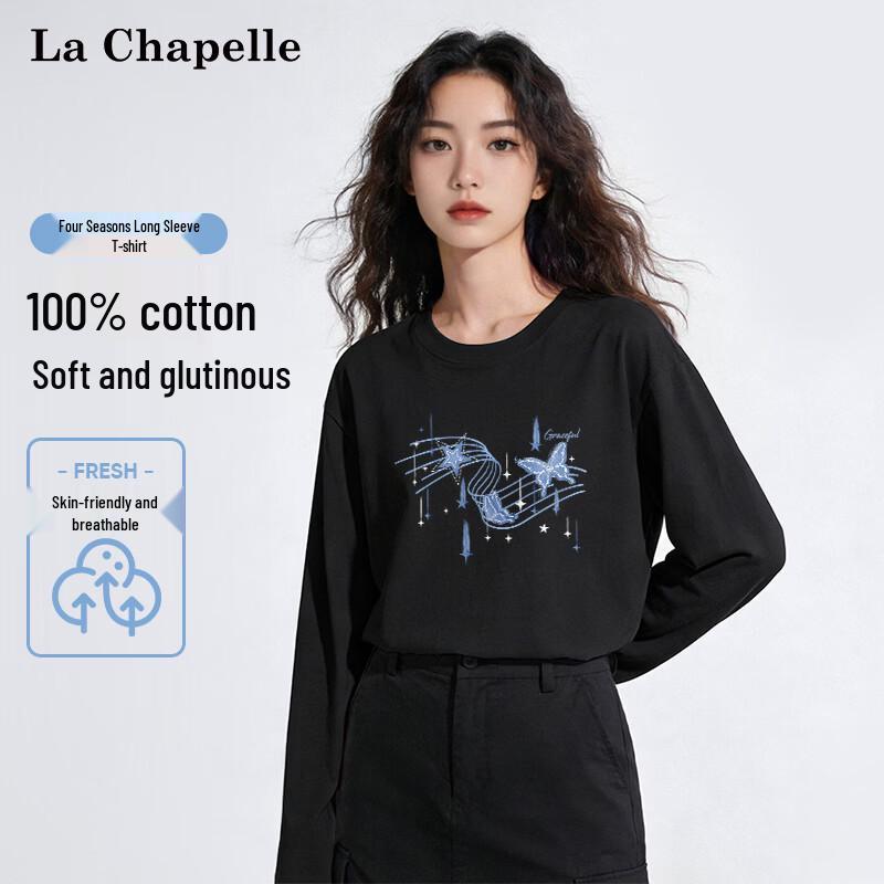 La Chapelle Women s Cotton Long Sleeve T-Shirt XL