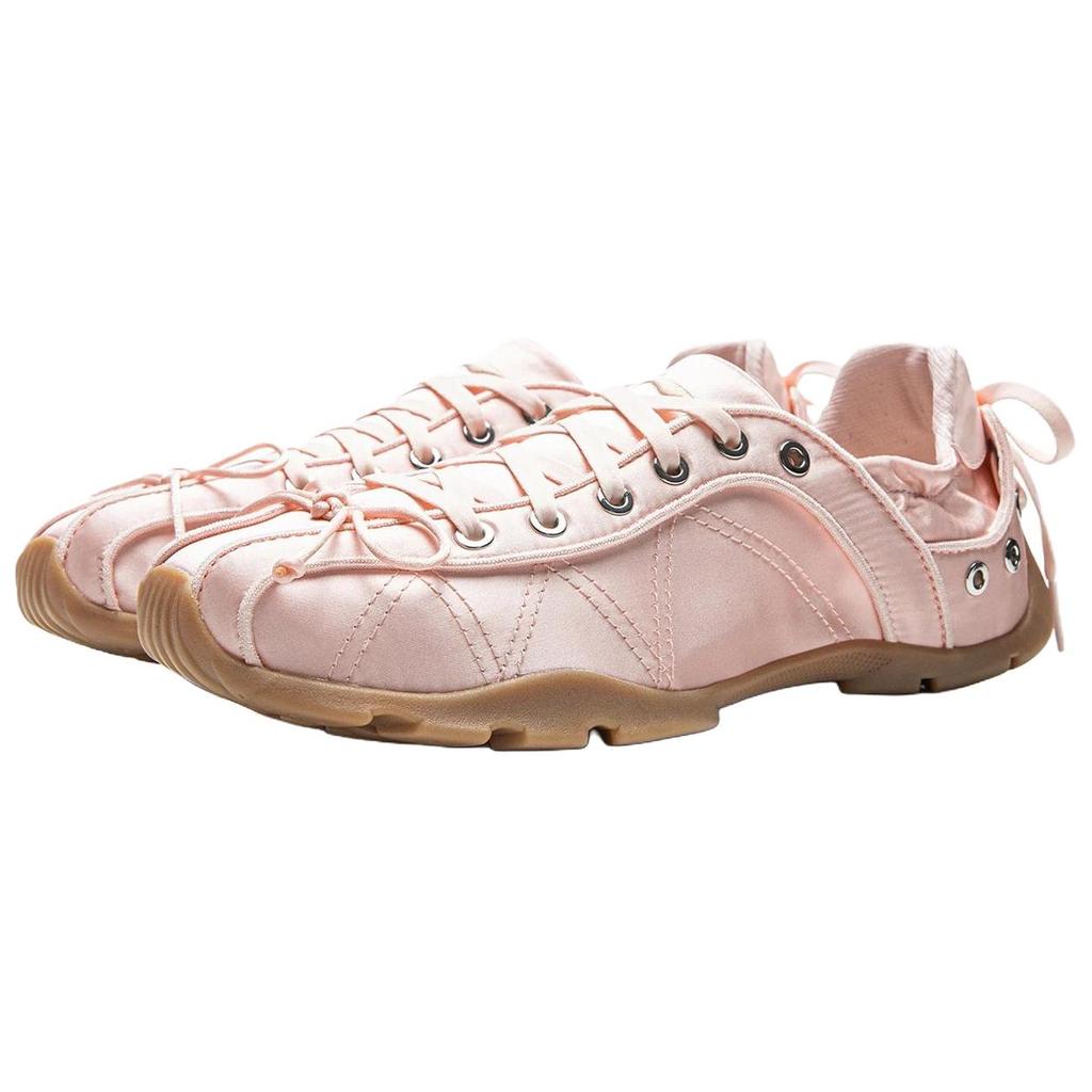 Li Ning Linglong Minimalist Comfortable Durable Lightweight Low-Top Casual Shoes Women sneaker Pink AZGV274-2