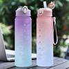 New 750ML Large Capacity Water Bottle Portable Plastic Sports Water Cup Motivational Leak-proof Water Jugs Students Adults