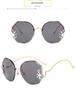 2024 Women's High-End Rhinestone Sunglasses: Slimming, Fashionable Anti-UV Sunshade