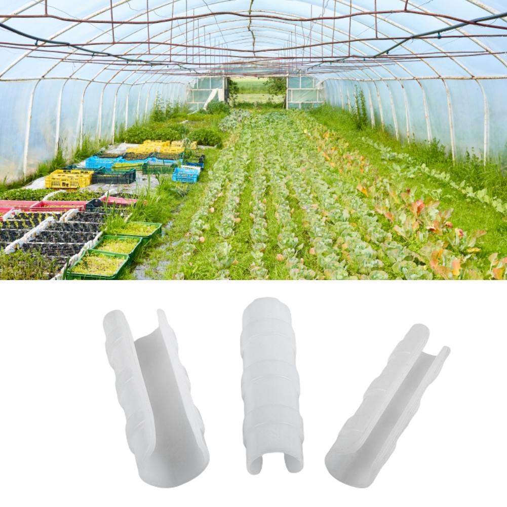 Kits Pipe Clamps Plant Stakes Temperature Resistant White