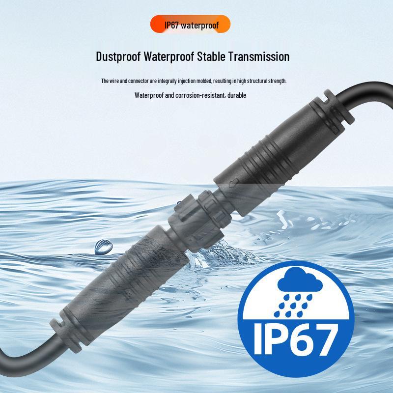KEBAOLONG M8 Aviation Plug IP67 Waterproof Connector for Electric Motorcycle and Car Sensor Signal Line.