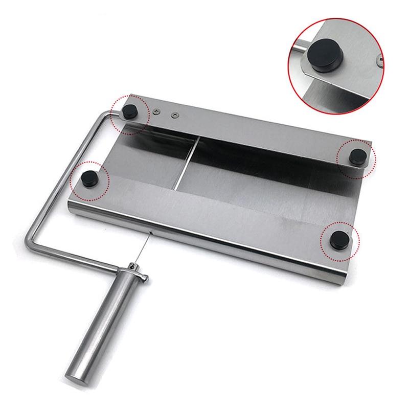 Stainless Steel Cheese Slicer With Scale Wire Cutter With Serving Board For Hard And Semi Hard Cheese Butter Cheese Baking Tool