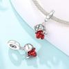 Handcrafted Marine Themed Silver Pendant Sea Animal Charm Jewelry Accessories for Bracelets and Necklaces