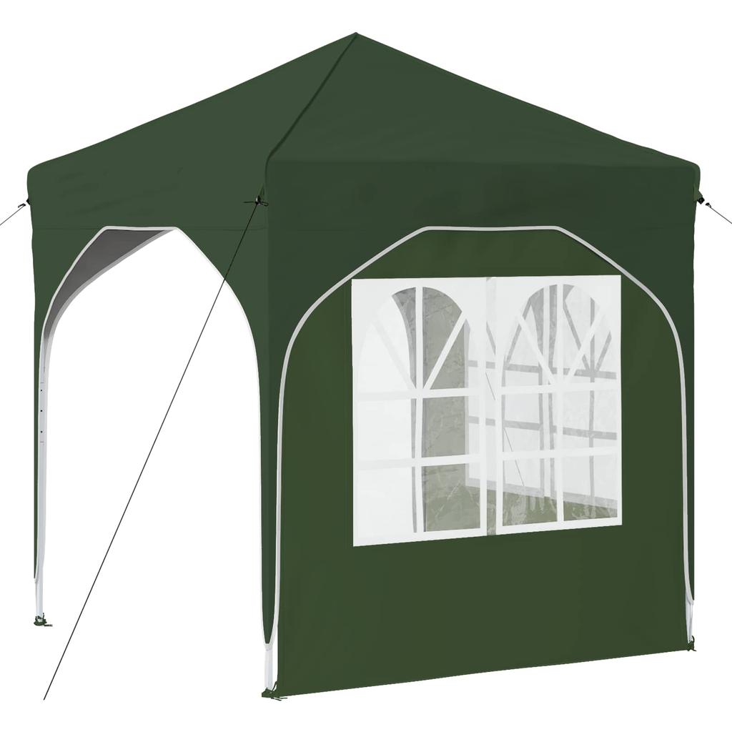 Pop Up Party Tent 192 X 192 X 245 Cm Green