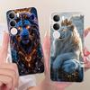 For Vivo Y19s Pro Cool Dragon Tiger Pattern Phone Case For Vivo Y19s Y 19S Pro V2419 Soft Silicone TPU Cases