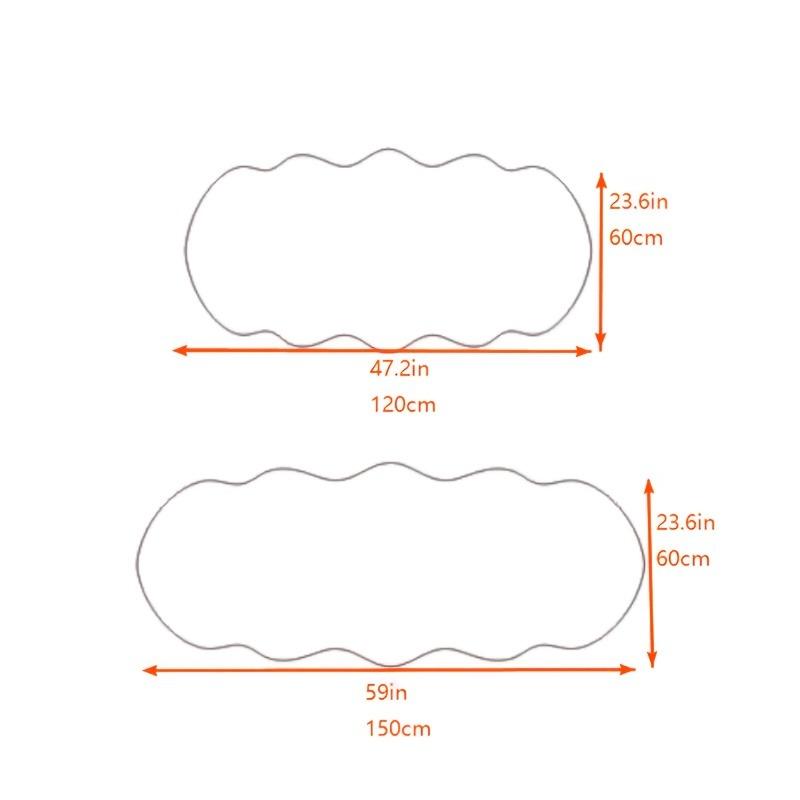 Thick Plush Rug Ultra Soft Rabbit Style Shag Carpet Machine Washable Non Slip Cozy Floor Mat Bedroom Living Room Office Decor