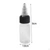5 Count Sharp Dropper Bottles for Liquids with No Leakage Design