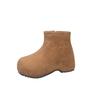 Retro Inner Height Increase Small Fashion Boots 2025 Autumn and Winter New Comfortable Versatile Thick-soled One-pedal Boots Women