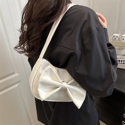 Fashion Bow Armpit Bag 2025 Summer New Product Fashion Simple Commuter Explosion Versatile Shoulder Women's Bag
