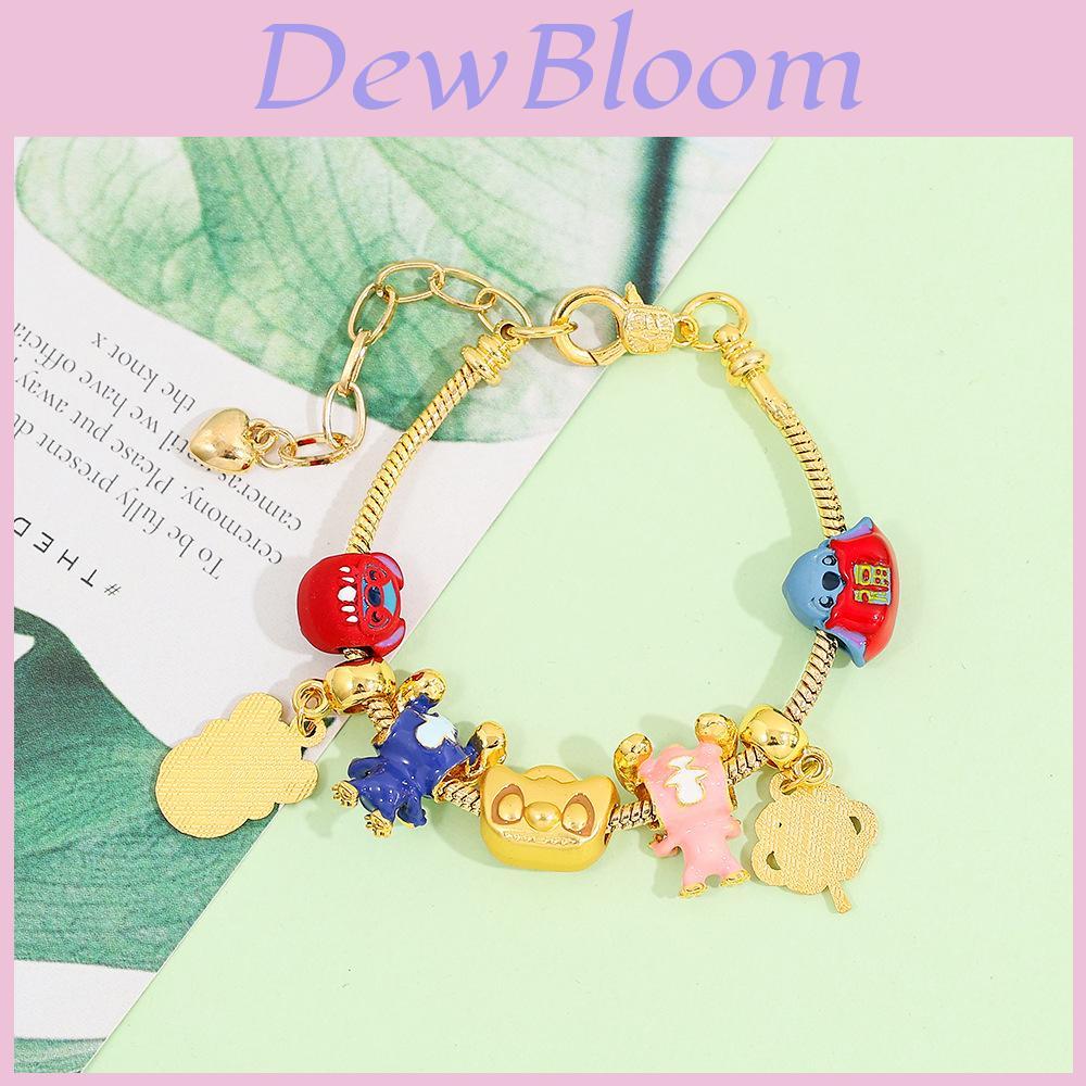 Stitch Cartoon Bead Bracelets For Kids And Adults Handmade Jewelry Gift Idea