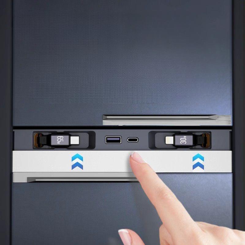 For Tesla Model Y 2025 Juniper Model 3 Highland Center Console Fast Charger Interior Accessories MultiPort Docking USB Hub