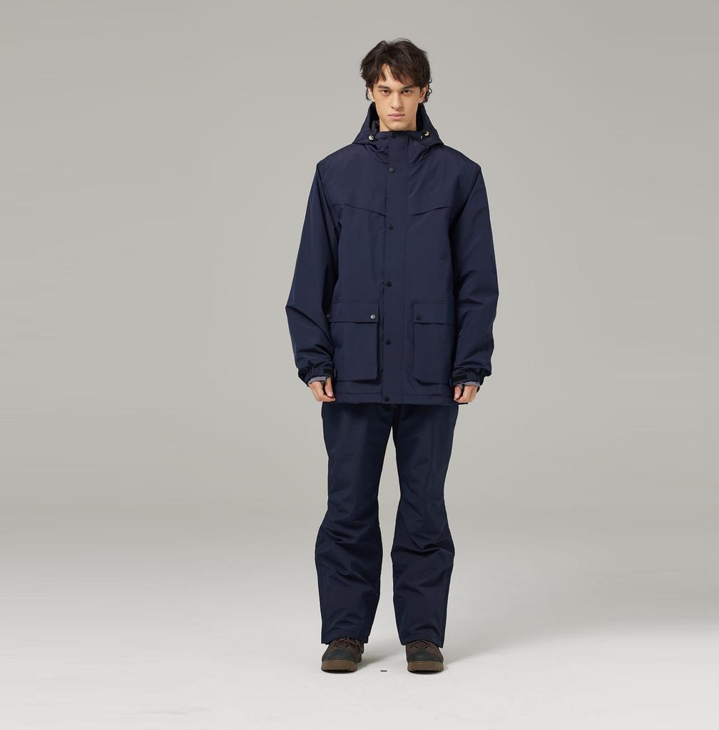 Men's Outdoor Ski Suit Winter Warm Snowboard Suit Waterproof Windproof Skiing Jackets and Pants Set Breathable Insulated Workout Snow Suit for Men