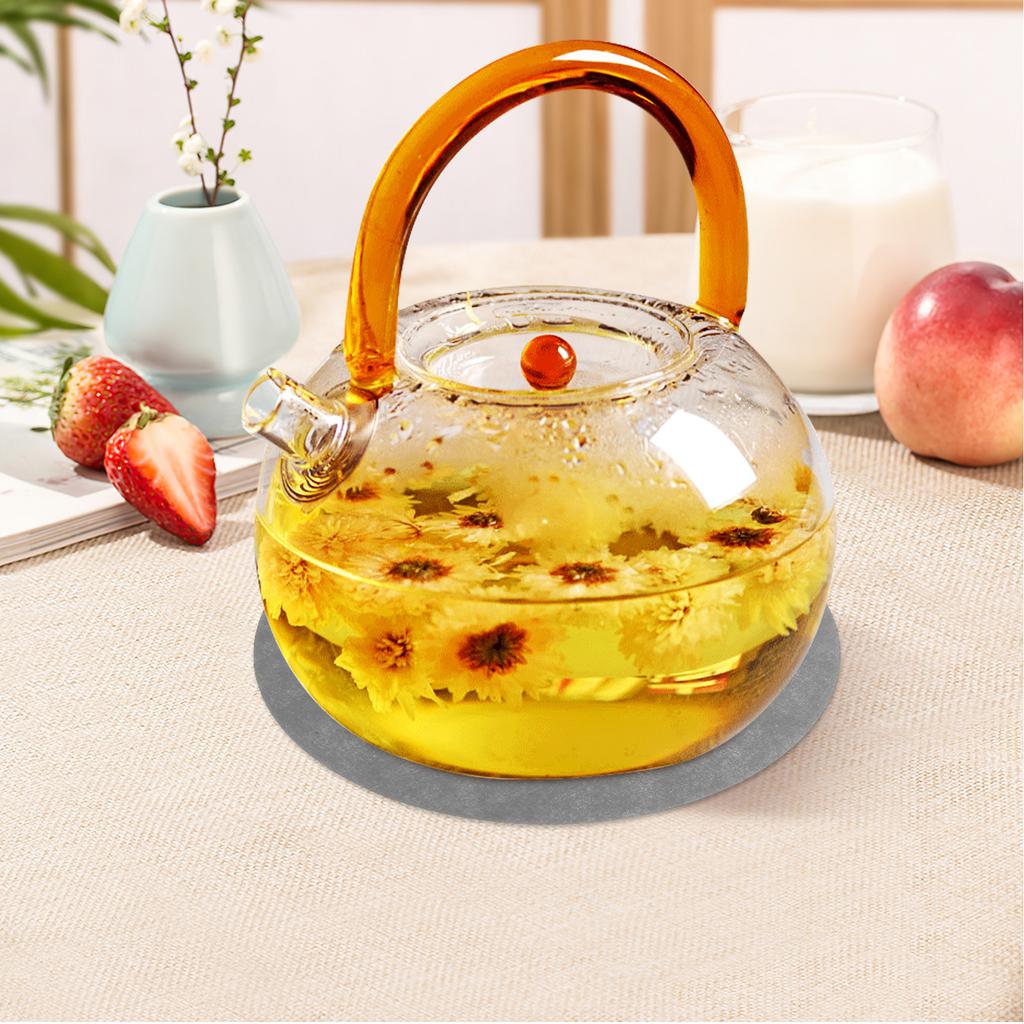 72Pcs Felt Plate Protectors Soft Round Porcelain Dividers for Ceramics Cookware Storage Separation Heat Insulation Noise