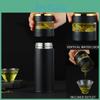 Vacuum Flask Temperature Tea Infuser Led Display 450ml Insulated Cup Stainless Steel Tumbler Thermos Bottle Travel Coffee Mug