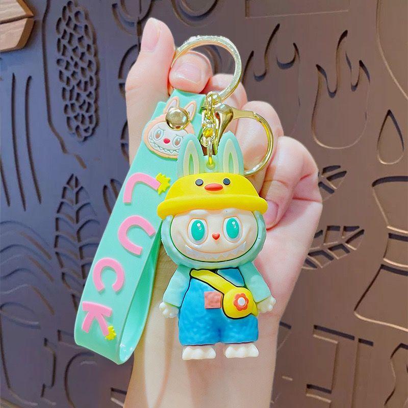 New Labrador Cartoon Keychain Doll Pendant Cute Car Student Keychain Hanging Gift