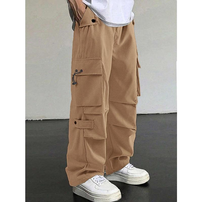 Overalls Men's Autumn Loose Wide-leg Straight Casual Trousers Trendy