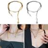 Fashionable Gold/Silver Snake Necklace Versatile Snake Necklace Neck Chain With Two Wearing Options For Chic Outfits