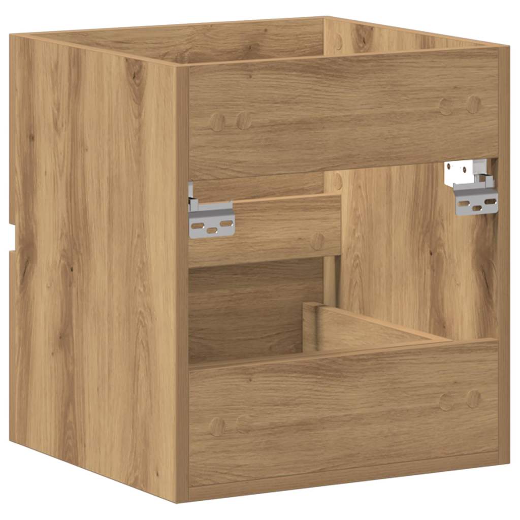 Artisan Oak Washbasin Cabinet 41 X 38.5 X 45 Cm Particleboard