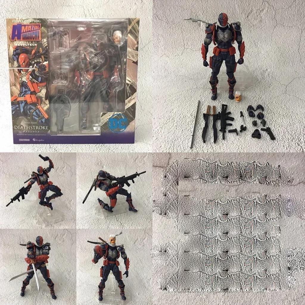 New Arrival Deathstroke 17cm Collectible Action Figure Yamaguchi Style Movable Joints Toy Desktop Decoration Gift