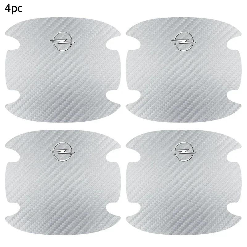 4PCS Car Door Sticker Scratches Resistant Cover Bowl Handle Film For Opel Astra Insignia Corsa Zafira Meriva Mokka Vivaro Vectra