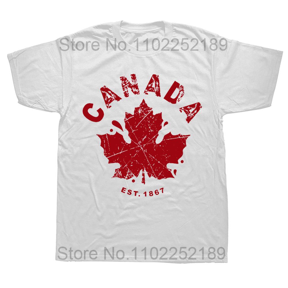 Tricou Est 1867 cu steagul canadian Maple Leaf Tricou Partidul Liberal al Canadei Confortabil Idee de cadou creativa Tricou cu maneca scurta