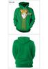 Women's St. Patrick's Day Festival Green Hoodie with Hat Style