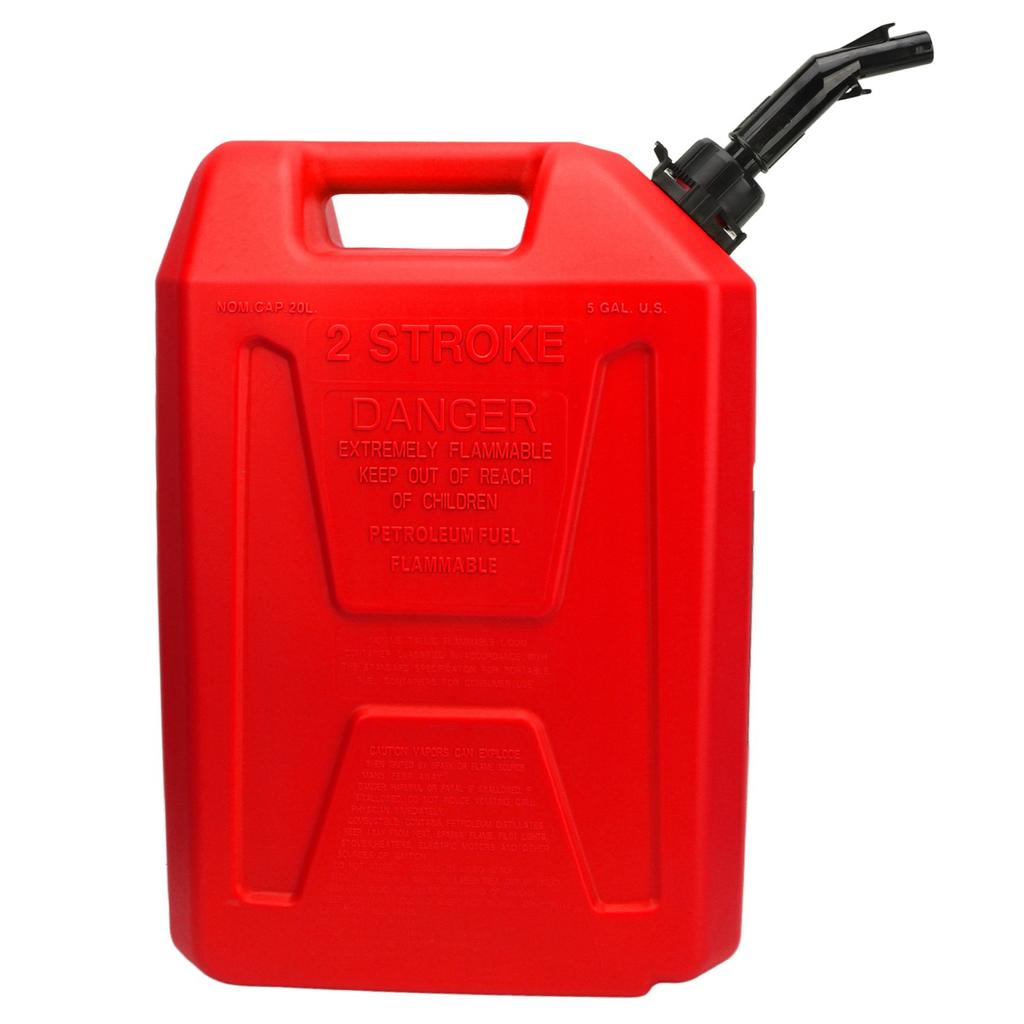 20L Gas Can HDPE Anti Static Self Exhausting Gasoline Oil Petrol Storage Cans Backup Fuel Container Red