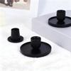 Contemporary Candlestick Holders Stands Set Of 3 Metal Decorative For Dining Table