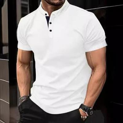 Men's Summer 2024 Zipper Pocket Sports Polo Shirt