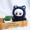 15cm Peluches Douces Chat Gojo Jujutsu Jouets en Peluche Animaux Remplis Film Poupées en Vinyle Mignonnes Jouets pour Enfants Filles Fans Cadeaux d'Anniversaire Pendentifs de Sac