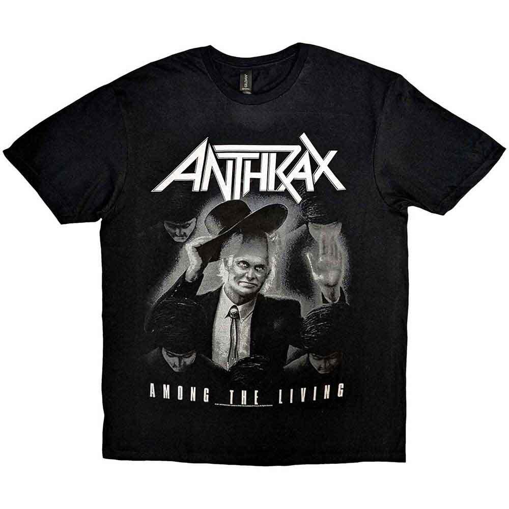 Anthrax Among the Living T-Shirt Black New XL