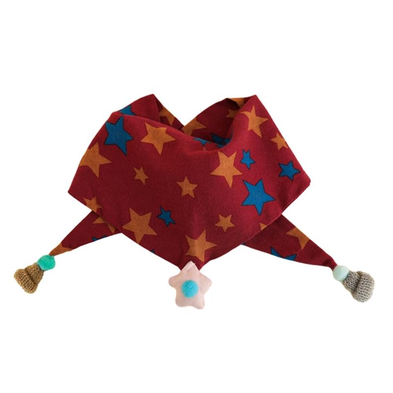 Cute Children Scarf Versatile & Warm Shawl Cotton Baby Neck Towel Multi Functional Scarf Lightweight for Boys & Girls