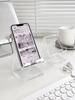 Acrylic Transparent Phone & Tablet Stand: Minimalist Student Dormitory & Office Desktop Holder.