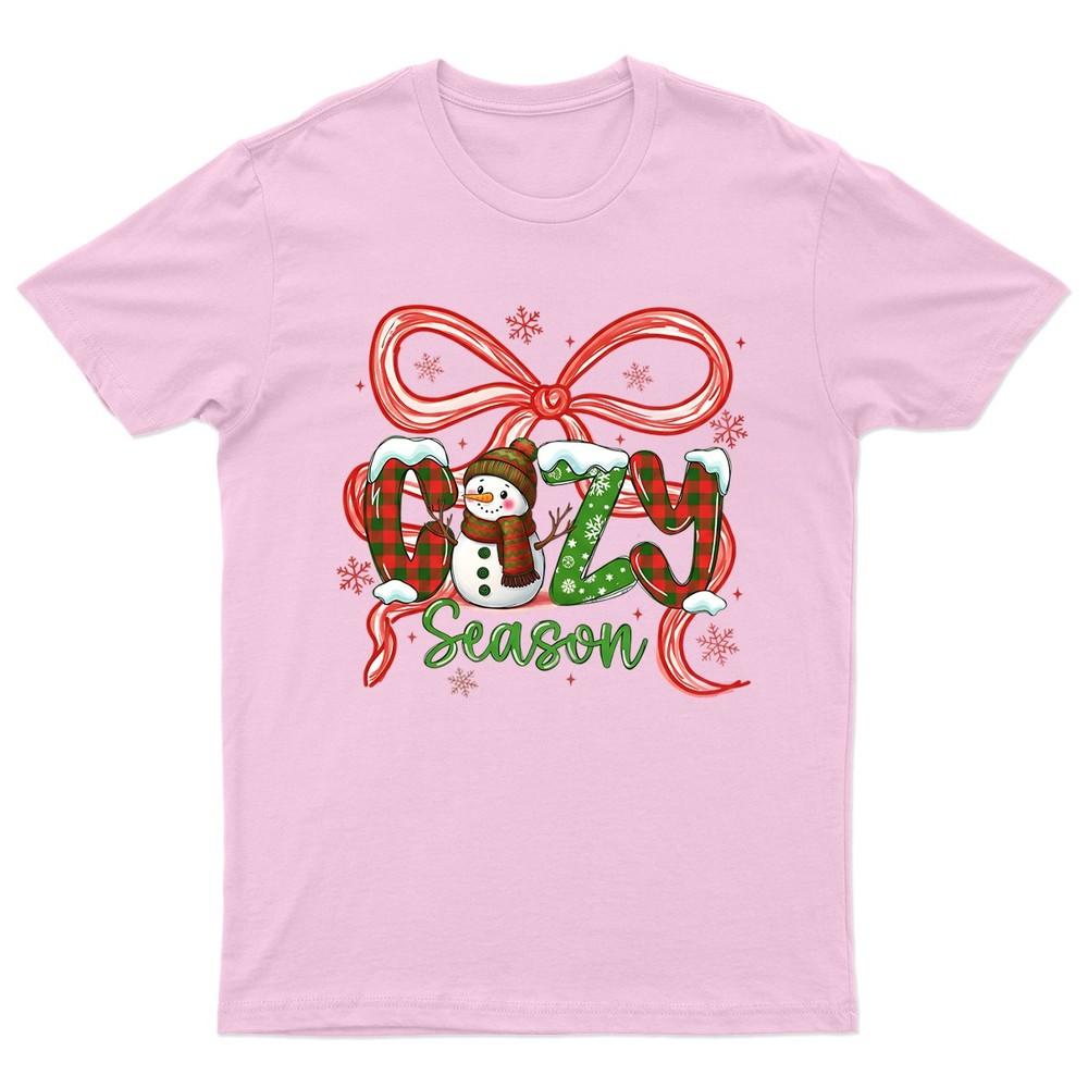 SnowUnisex Cozy Season Christmas TShirt Unisex Gift Retro Funny Unisexs Vintage