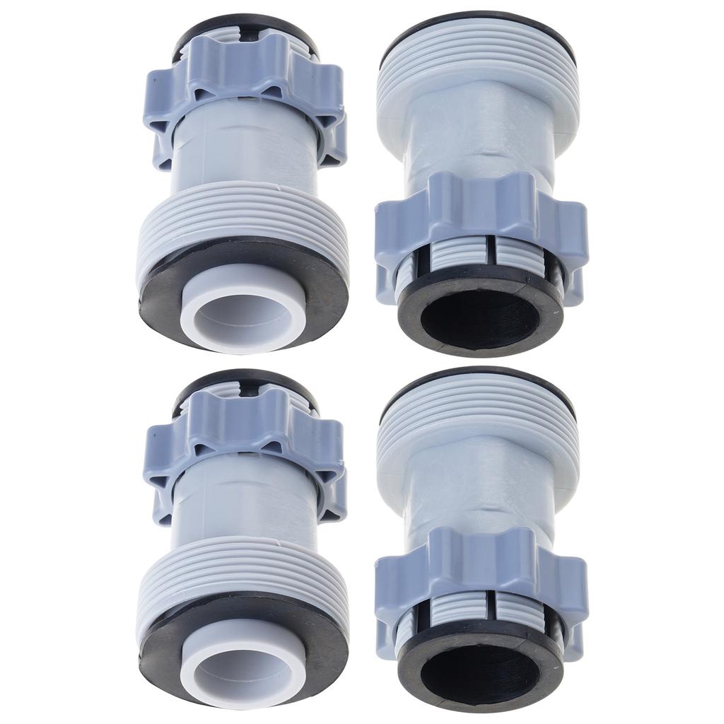 Swimming Pool Hose Adapter For 1.5" To 1.25" Connections for Up Ground Pool Pumps Saltwater Systems Easy Installation