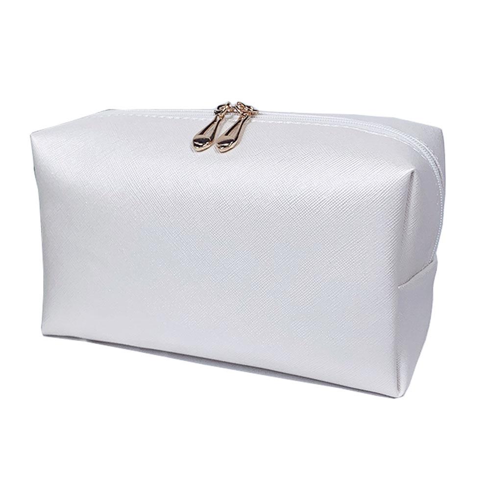 Pearl Letter Makeup Bag - Stylish Bridal Clutch & High-Value Storage Solution