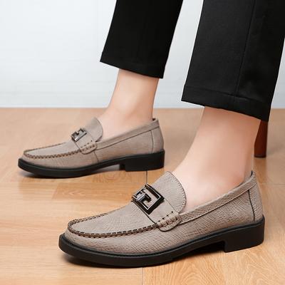 Mode Mokassins mit weicher Sohle Herrenschuhe zum Gehen Klassische hochwertige Slipper Rutschfeste Büro-Ballerinas Herren Echtleder Freizeitschuhe