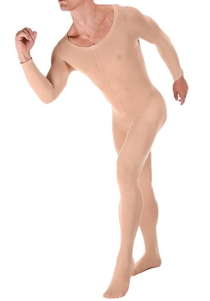 Men's Night Charm Erotic Fishnet Bodysuit Stockings - Sexy and Tempting Lingerie