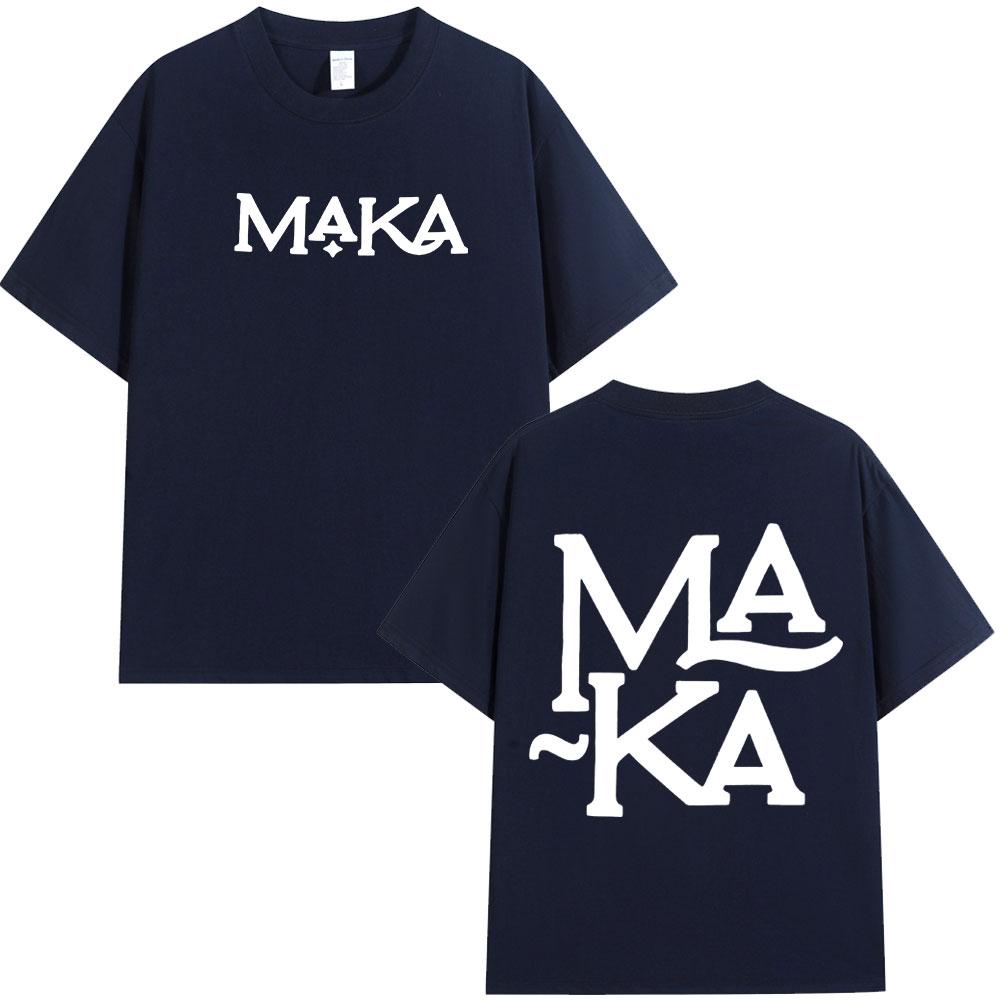 Rapper Maka Logo Merch T-shirts Men Women Clothing Fashion Hip Hop Retro T-shirt Cotton Comfort Short Sleeve T Shirt Streetwear