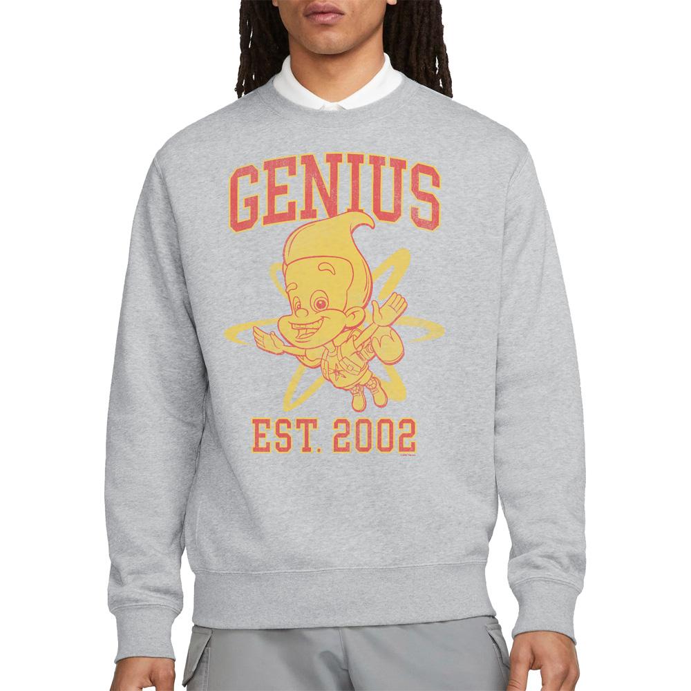 Jimmy Neutron Unisex Adult Genius Collegiate Sweatshirt