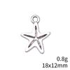 Seestern Meeres-Charms Kollektion Tier-Charms Für Strand-Thema DIY Armband Halskette Schmuckherstellung Zubehör Für