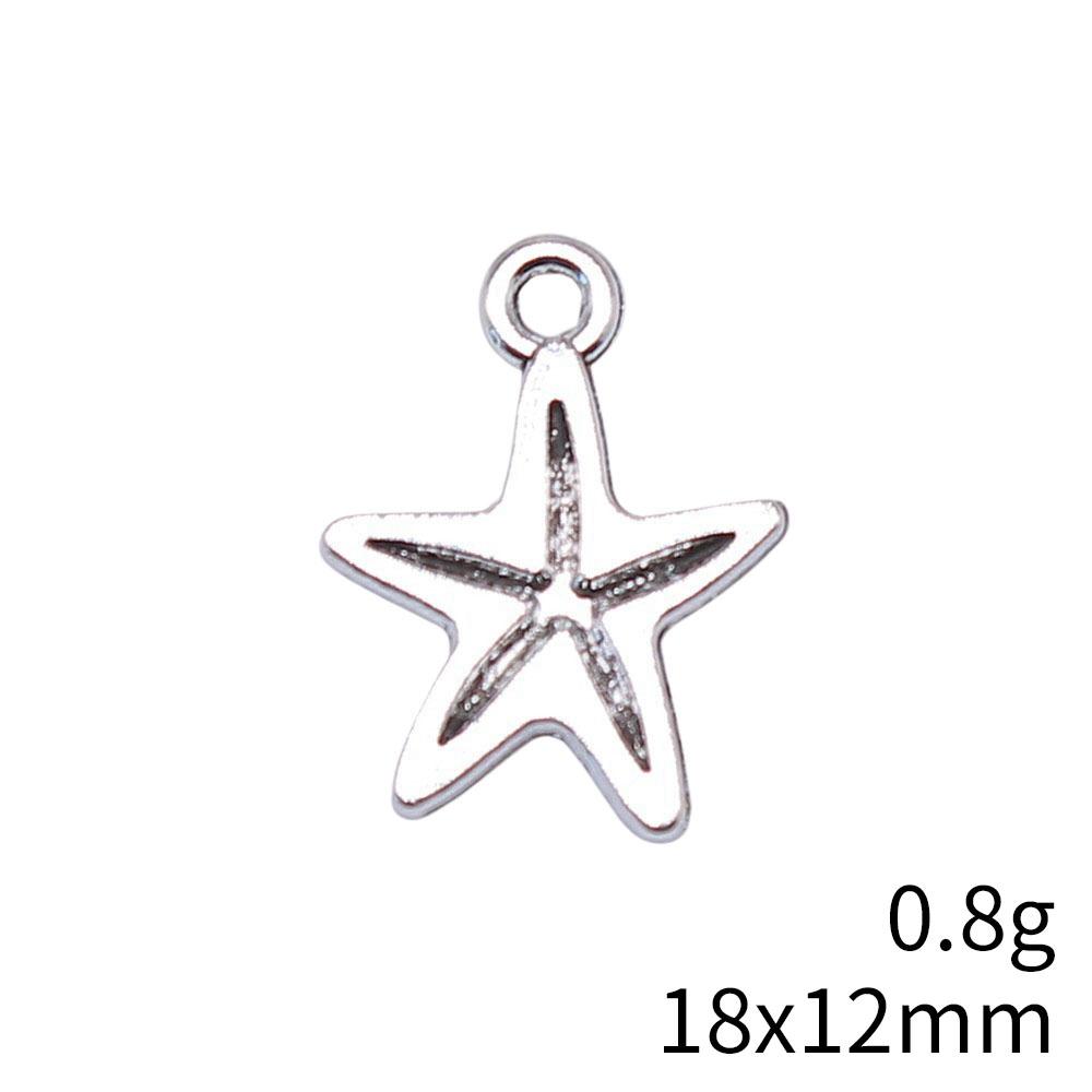 Seestern Meeres-Charms Kollektion Tier-Charms Für Strand-Thema DIY Armband Halskette Schmuckherstellung Zubehör Für