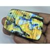 286Cts. Natural Purple Flash Labradorite Octagon Cabochon Gemstone 48X64X8MM B-307