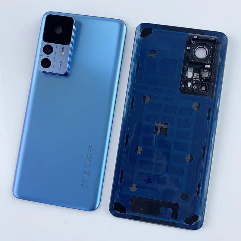 For Xiaomi 12T Back Battery Cover For Xiaomi 12T Pro Rear Housing Glass Door Replacement Parts