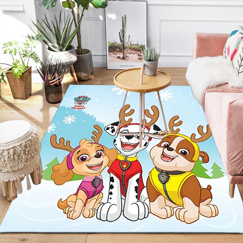 1Pc Christmas Night Rug Office Carpet Indoor Outdoor Doormat Nonslip Soft And Comfortable Living Room Christmas Halloween Gift D91859