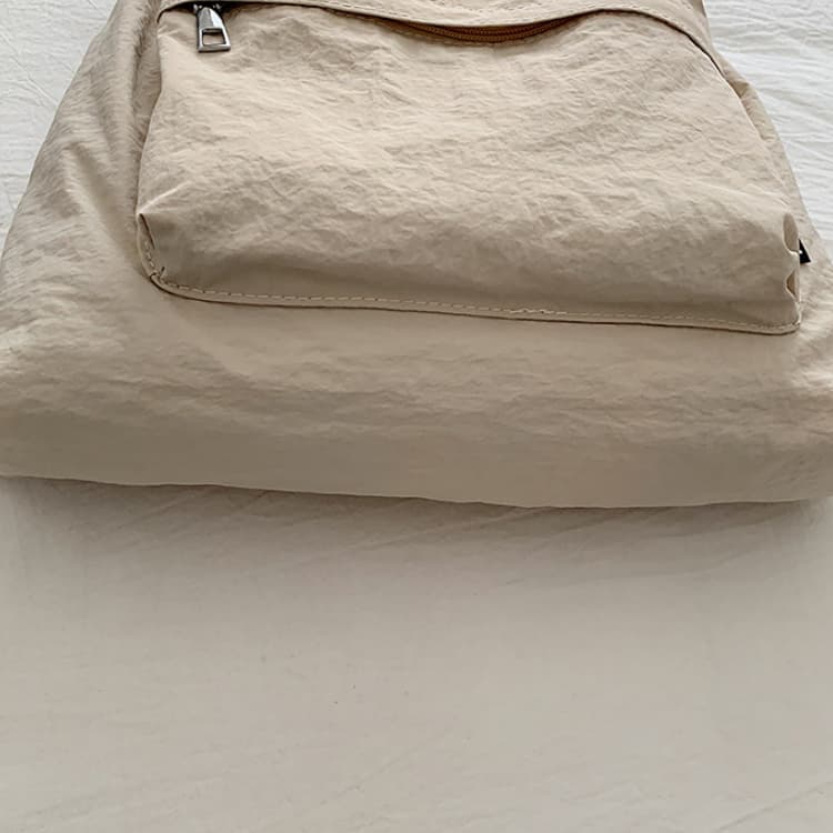 Drawstring nylon backpack women's bundle bag backpack