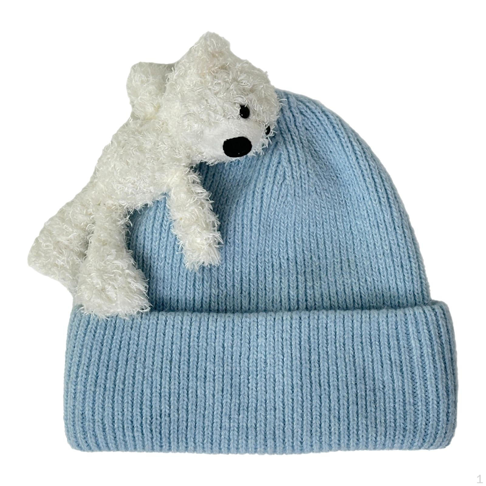 

Зимняя шапка Повседневный головной убор Легкая Удобная Уличная спортивная Термошапка светло-синий